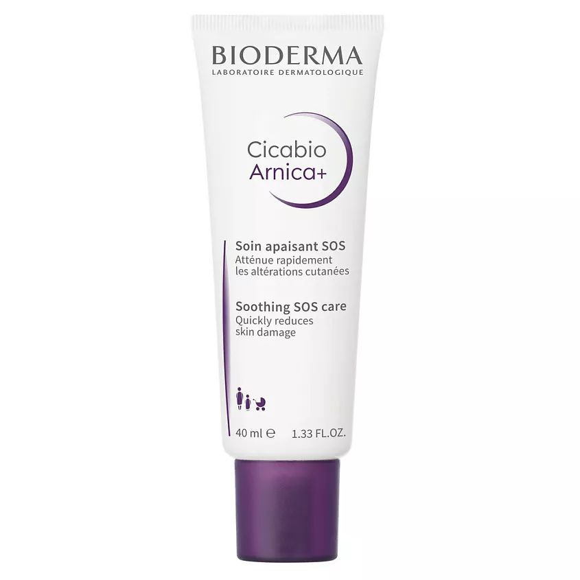 BIODERMA Крем для восстановления кожи и против образования синяков Cicabio Arnica+ 40 мл  #1