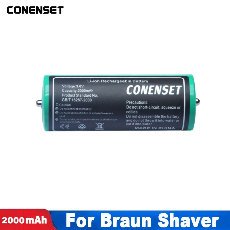 UR18500L 1300 мАч Сменный аккумулятор для Braun 3018765 6703925 703-0925 81377206 720 730 730cc 730S-4 #1