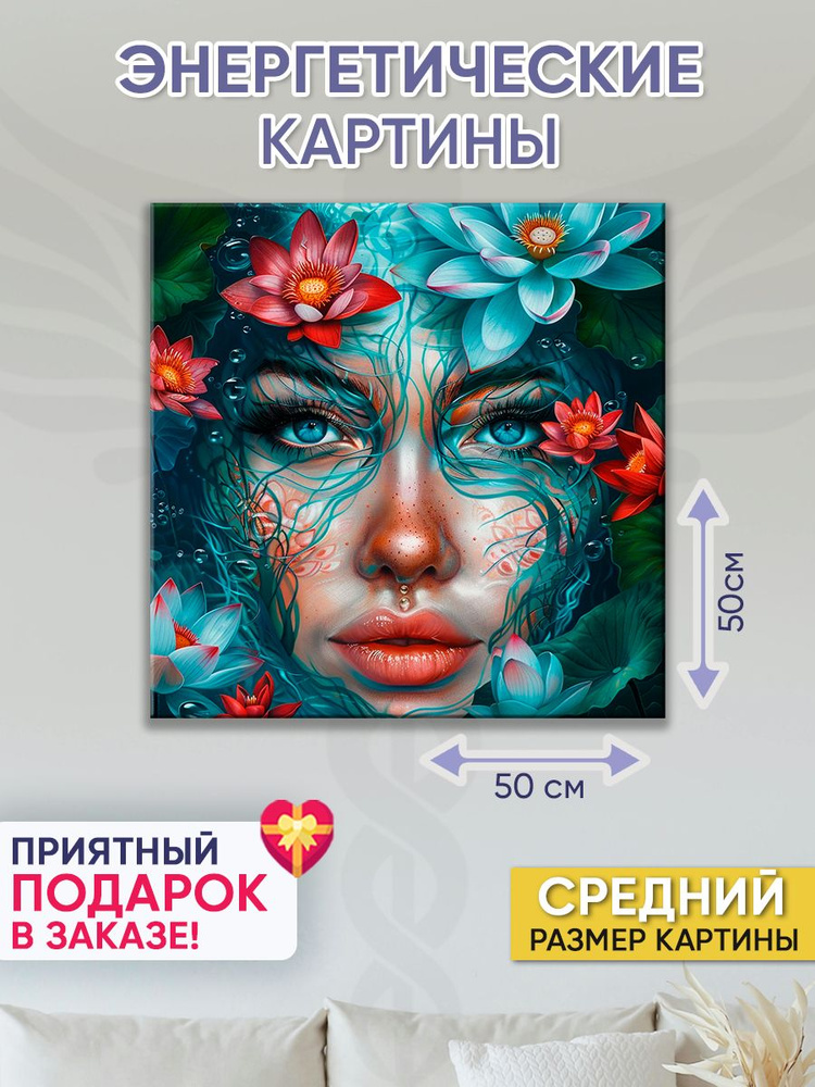 Точка Силы Картина "Дитя лотуса", 50  х 50 см #1