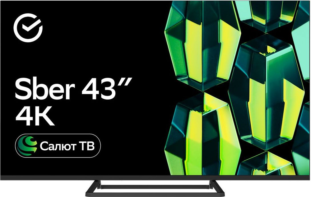 Sber Телевизор SDX-43U4128 43" 4K UHD, черный #1