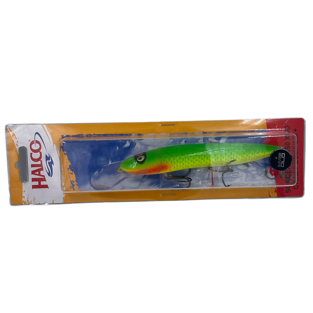 Воблер Halco Sorcerer 150 XDD 8m+ R7 Green Fluoro #1