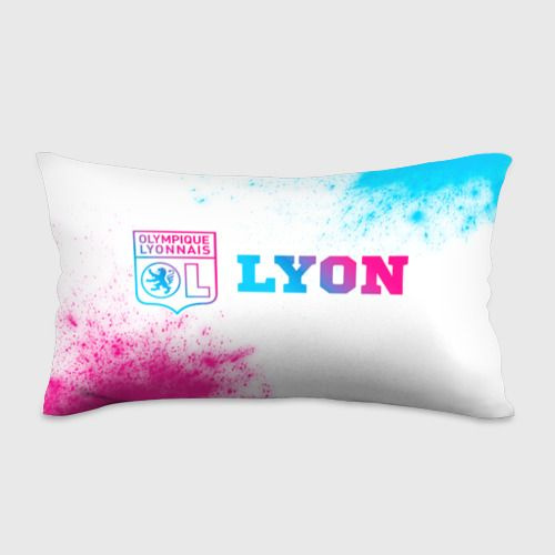 Lyon neon gradient style по-горизонтали Подушка #1