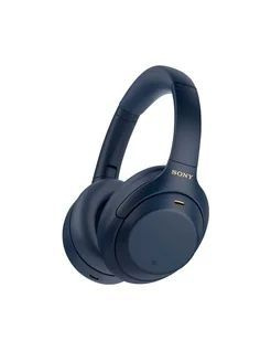 Sony Наушники беспроводные с микрофоном, USB Type-C, синий #1