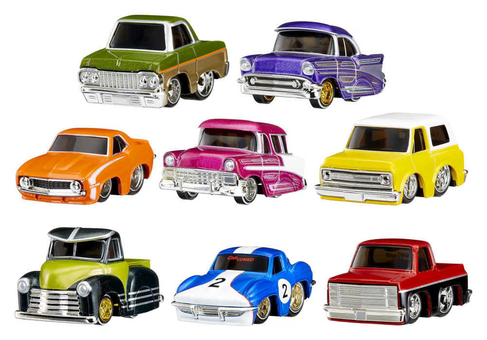 Машинка MGA Car Tuned Chevy Series 1 - 8 Pack Diecast Vehicles