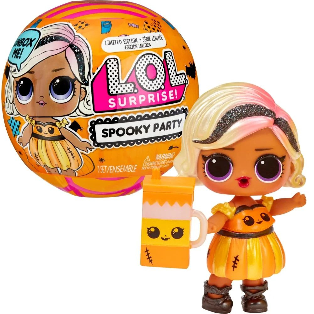 L.O.L. SURPRISE LOL Pumpkin Pretty Halloween Spooky Party 593027