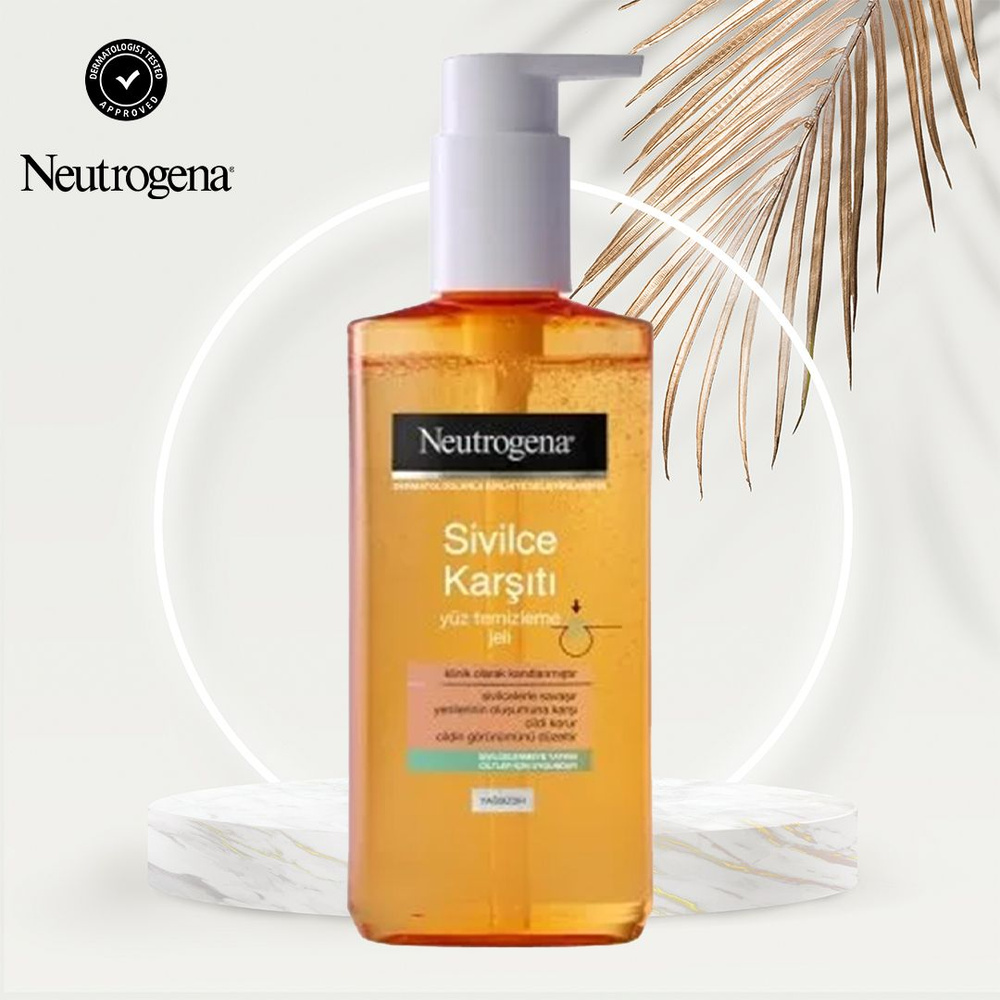 Neutrogena очищающий гель для лица против прыщей 200 мл #1