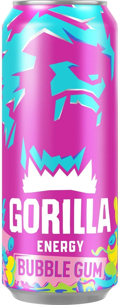 Энергетический напиток Gorilla Bubble Gum, 0,45 л #1