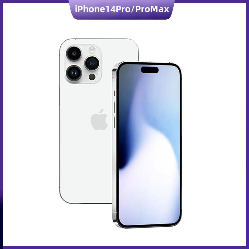 Apple Смартфон iphone 14 pro max CN 6/128 ГБ, белый, Восстановленный #1