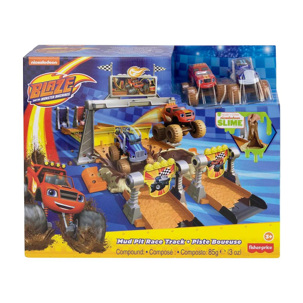 Fisher Price Blaze and the Monster Machines,Игрушечный набор для запуска треков,Фрикционная тележка,Подходит #1