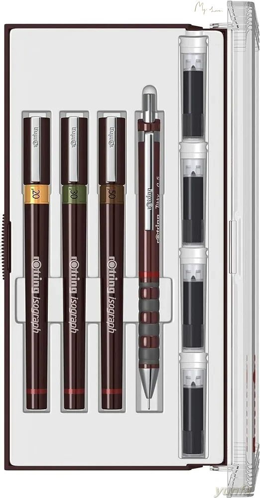 Набор Rotring Isograph Junior (0,2-0,3-0,5 мм) + механический карандаш Tikky 0,5 мм  #1