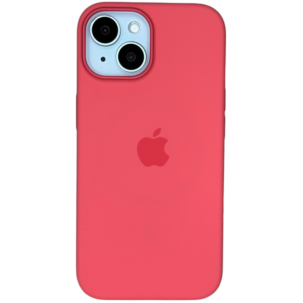 Чехол SILICONE CASE для смартфона IPHONE 13 с MagSafe, оригинальный силиконовый чехол с NFC, цвет Розовый #1