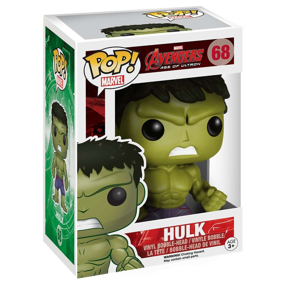 Фигурка коллекционная Funko POP! Bobble Marvel Avengers Age Of Ultron Hulk (68) #1