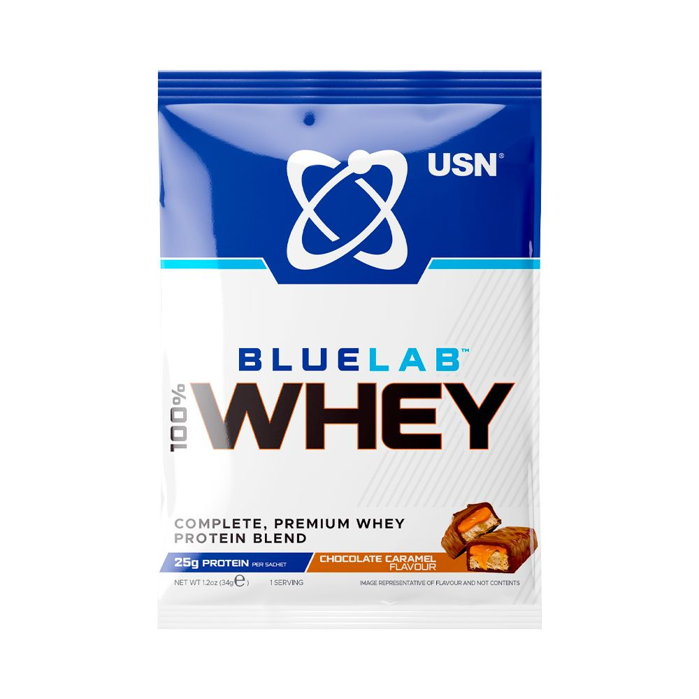 USN BlueLab 100% Premium Whey, Протеин Вей шоколадный батончик - 1 порция, 34гр  #1