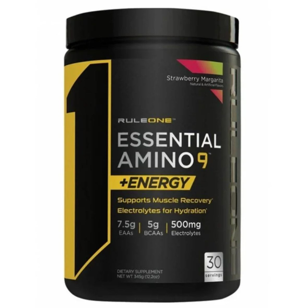 RULE 1 Essential Amino 9 + Energy Амино Клубничная Маргарита 345 г #1