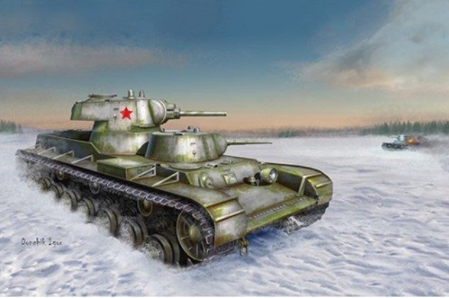 09584 Trumpeter Советский танк СМК 1/35 купить на OZON по низкой цене ...