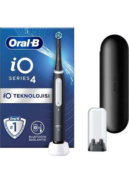 Oral-B Электрическая зубная щетка Oral-B iO 4 — матовый черный  #1