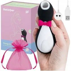 Вакуумный вибратор для стимуляции клитора и груди Satisfyer Penguin  #1