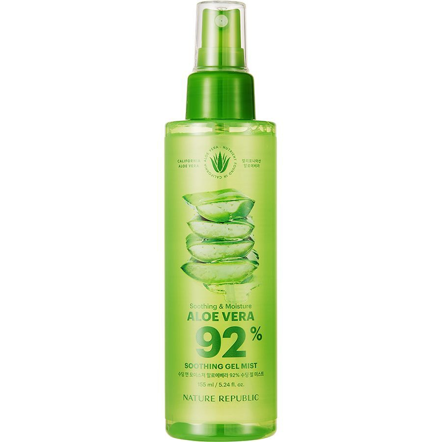 NATURE REPUBLIC Мист для лица с экстрактом алоэ Soothing&Moisture Aloe Vera 92% Gel Mist,155мл  #1