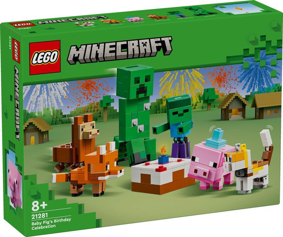 Lego minecraft pig on sale