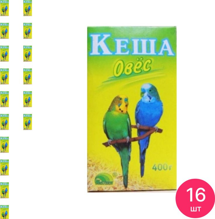 Корм для птиц сухой Кеша Овес для попугаев 400г / для декоративных птиц / зоотовары для животных (комплект #1