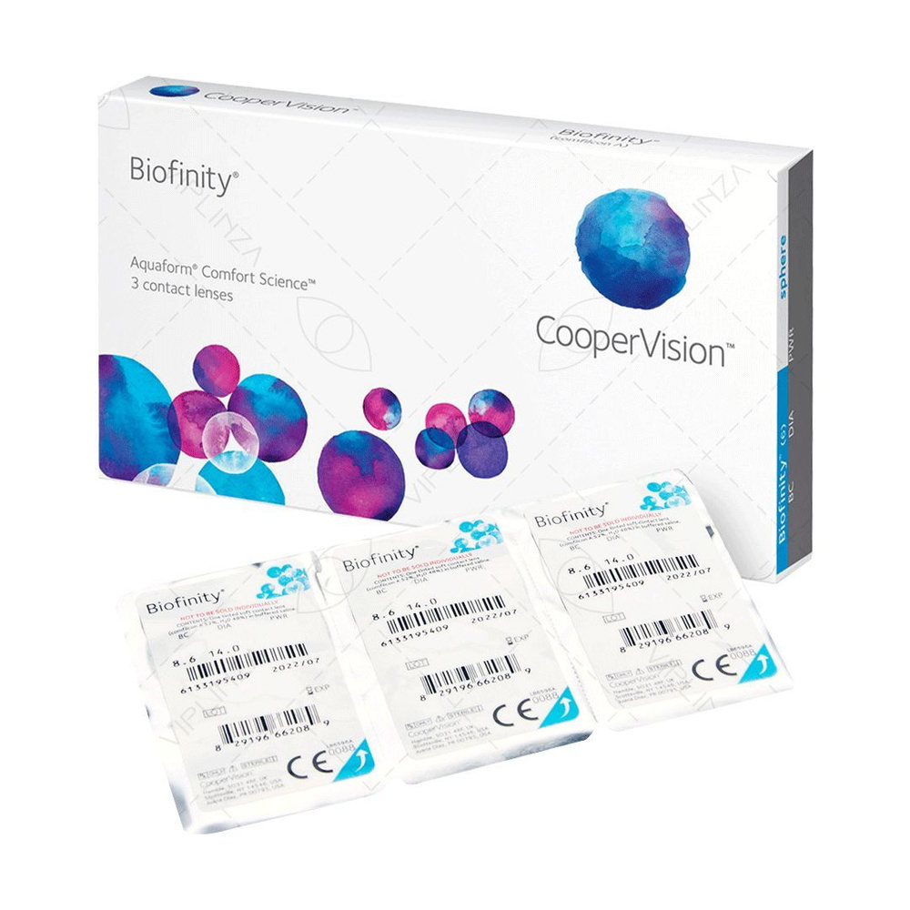 CooperVision Контактные линзы, -9.50, 8.6, 1 месяц  #1