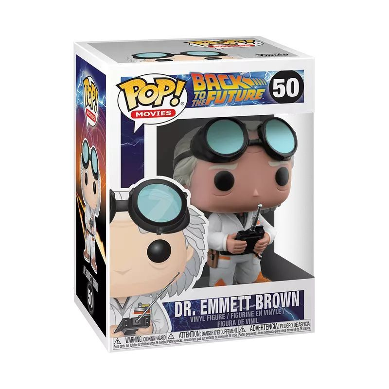 Фигурка Funko Pop! Back to the Future: Dr. Doc Emmet Brown 50 (Фанко Поп Доктор Эмметт Браун из фильма #1