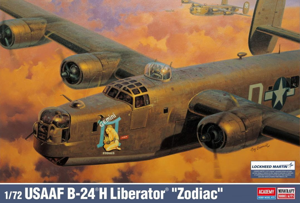 Игрушка авиация USAAF B-24H Liberator "Zodiac (1:72) 12584 #1