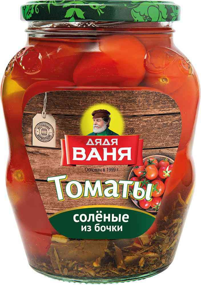 Томаты соленые Дядя Ваня, 680 г, 1 шт #1