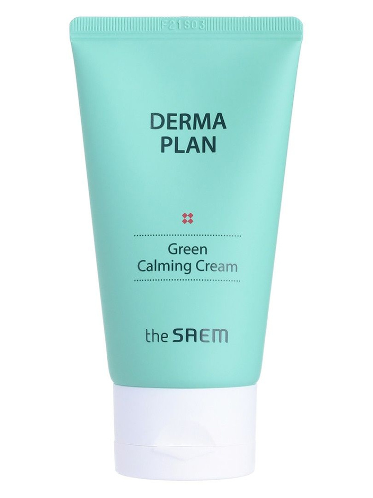 Крем для лица The Saem "Derma Plan" Green, успокаивающий, 70 мл #1