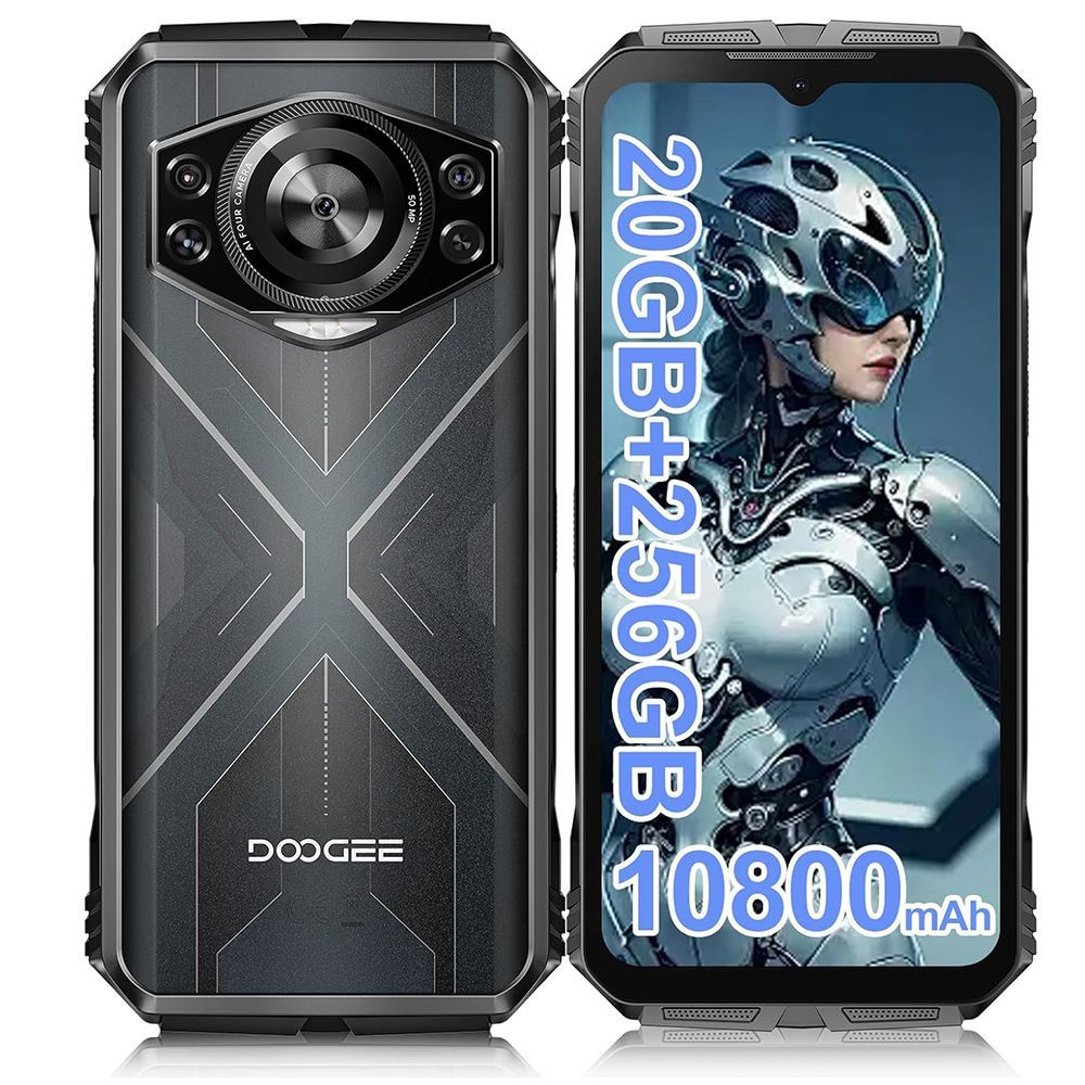 Doogee Смартфон S Cyber 8/256 ГБ, серебристый #1