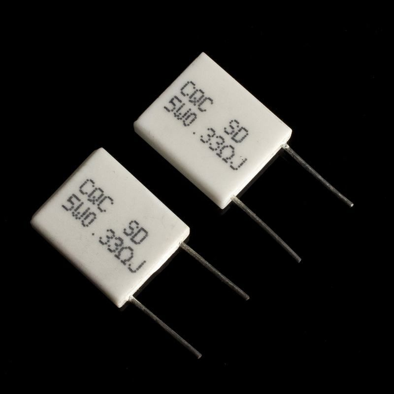 Неиндуктивный керамический цементный резистор 0.33 Ом - 5 Вт. - 1 шт ...