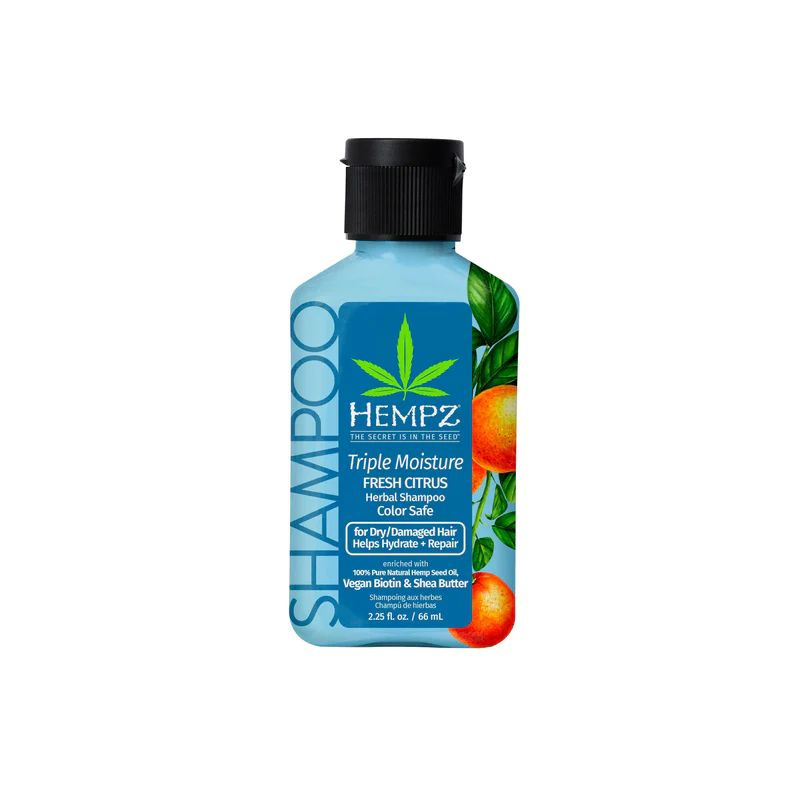 HEMPZ Увлажняющий шампунь для волос Triple Moisture Fresh Citrus Herbal Shampoo (Travel size) 66 мл  #1