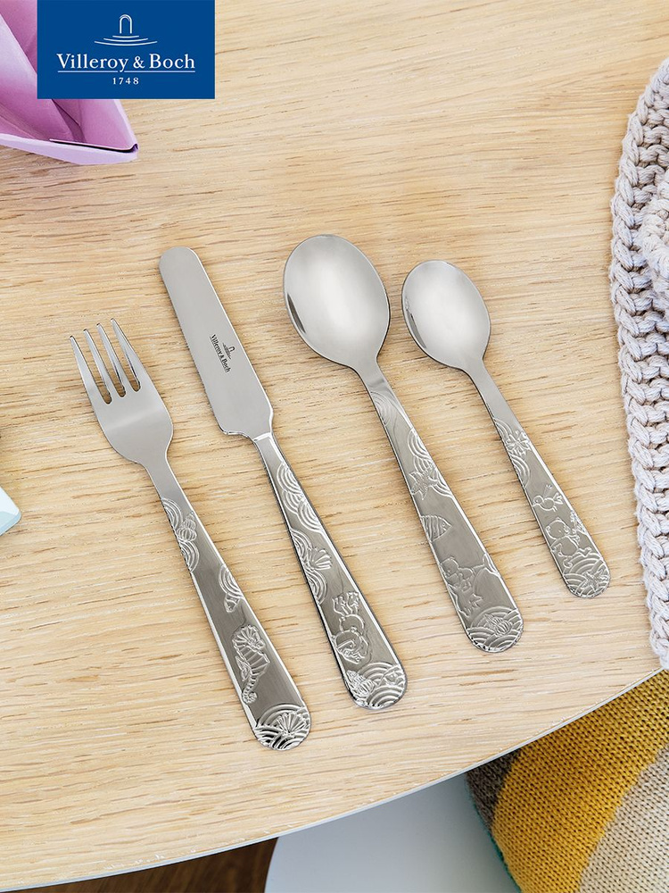 Детский набор столовых приборов из 4 предметов Happy Bear Villeroy & Boch, Нержавеющая сталь #1