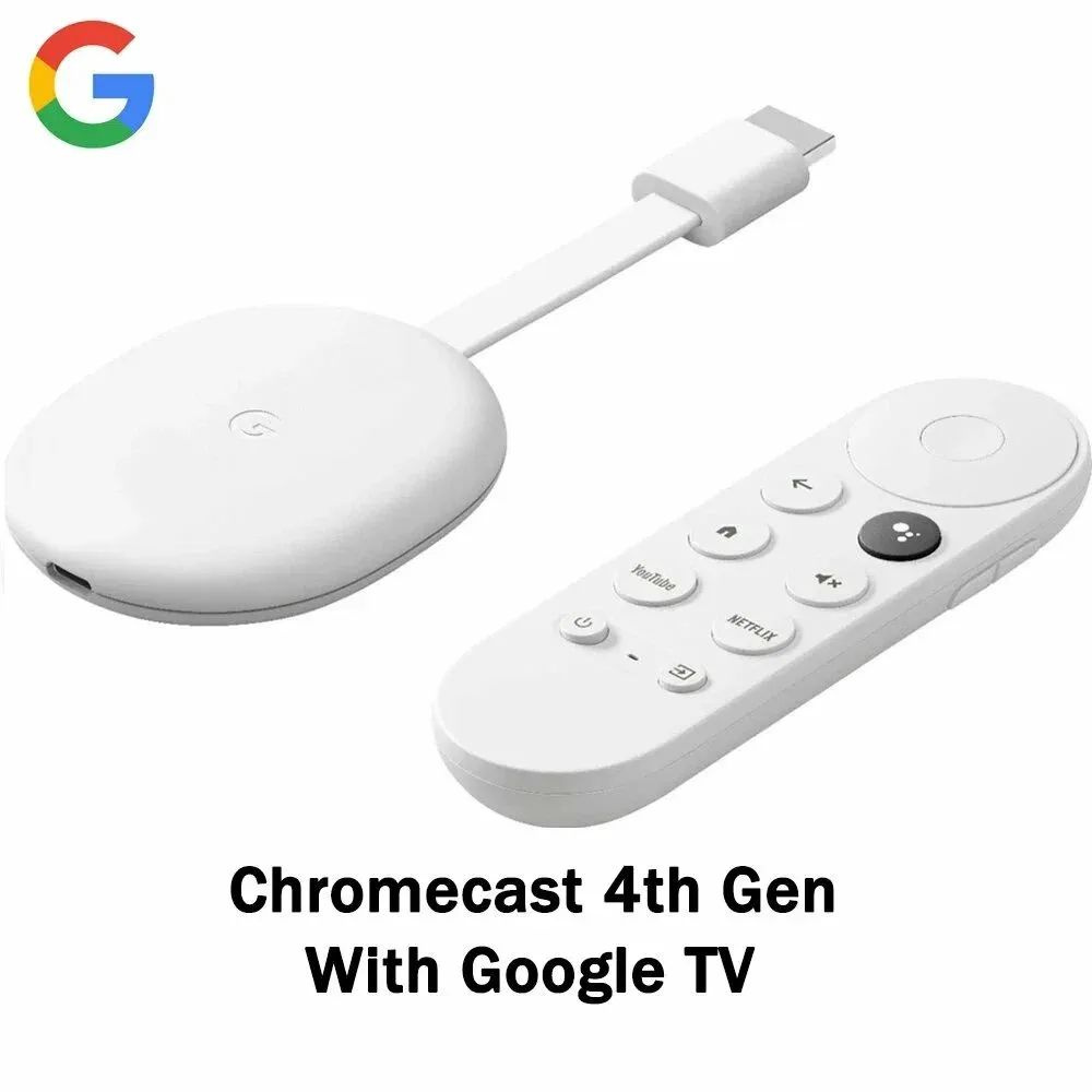 Google Chromecast with Google TV 4Kモデル ТВ-приставка Google Chromecast c Google TV 4K Белый купить на OZON