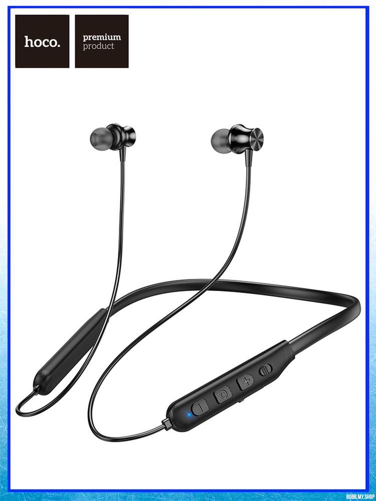 hoco Наушники беспроводные с микрофоном, USB Type-C, черный #1