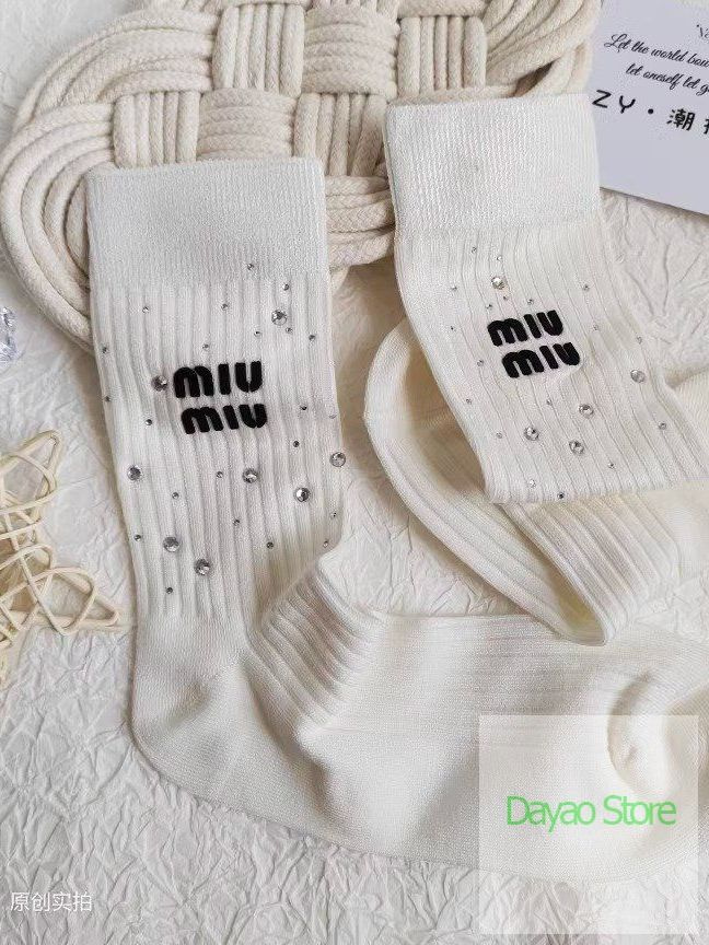 Носки Miu Miu женские, 1 пара #1