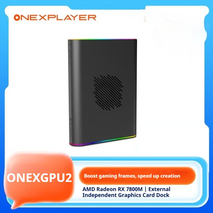 OnexPlayer OnexGPU2 Ultimate EGPU, оснащенный Radeon RX 7800M