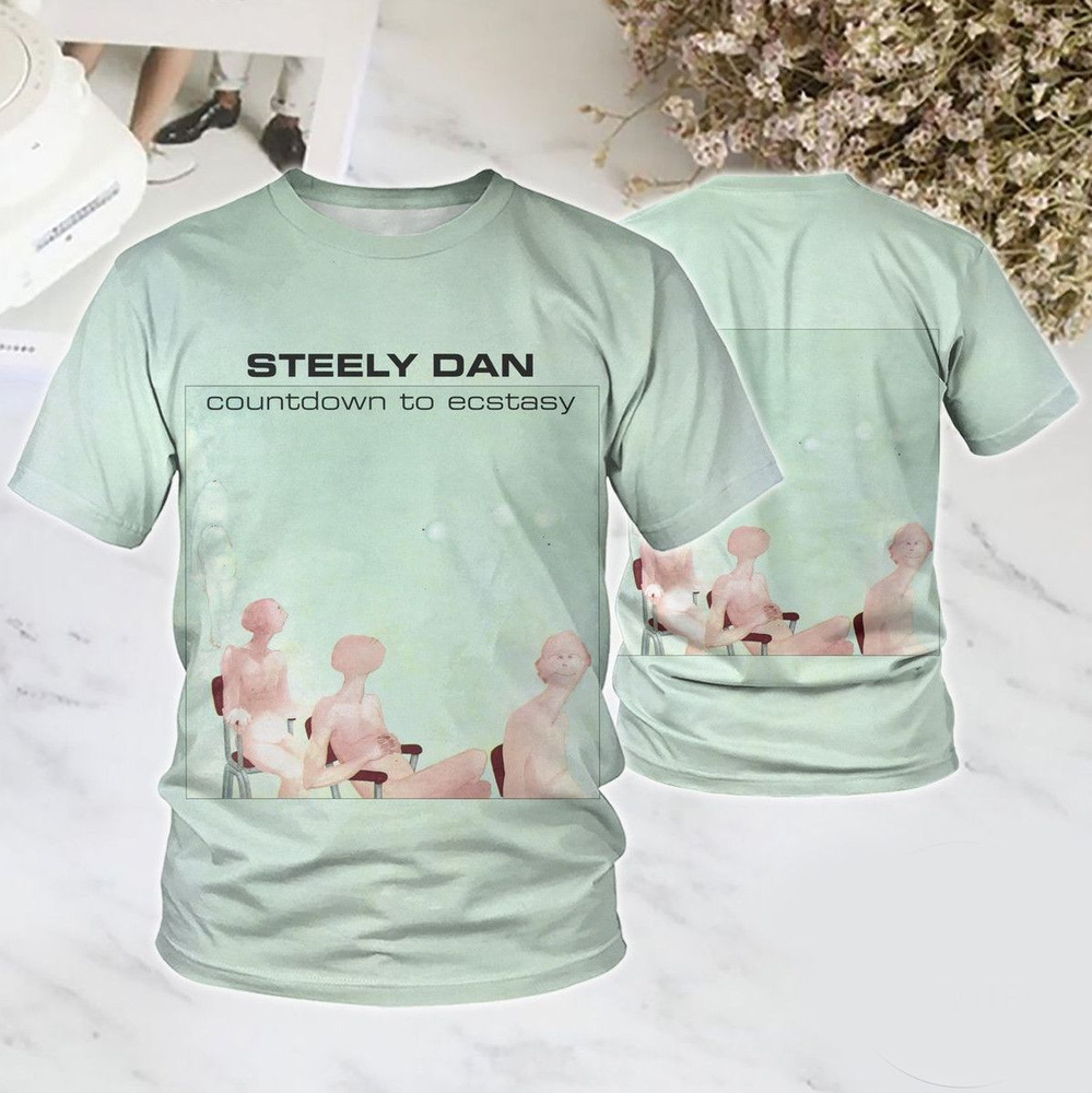 Футболка Футболка Steely Dan Countdown To Ecstasy Album Cover 3D T-Shirt #1