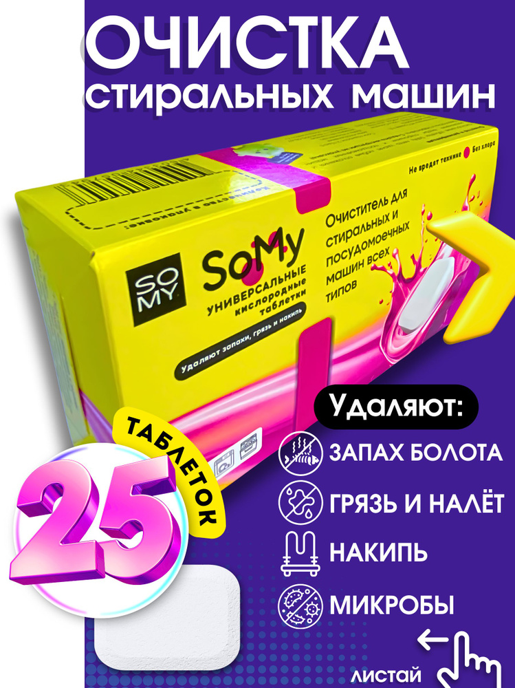 25 таблеток для очистки стиральной машины (сделано в Саратове) #1