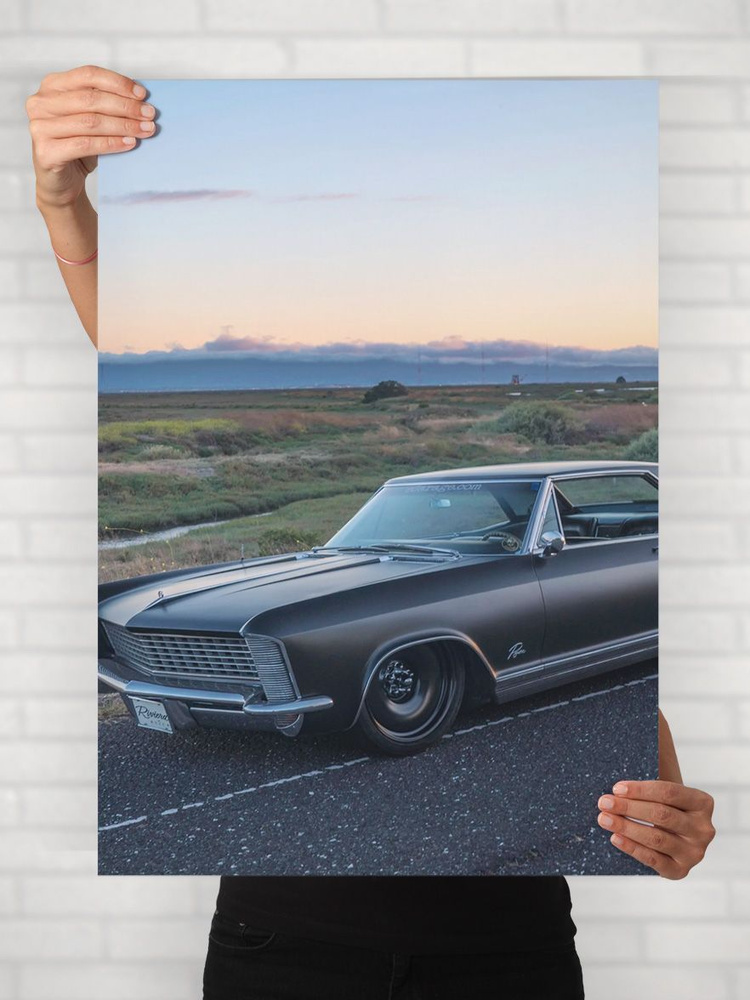 Плакат на стену для интерьера Легенды Авто (Бьюик Ривера - Buick Riviera) - Постер по машине формата #1