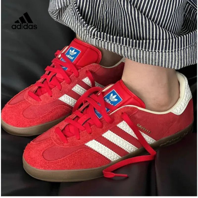 Adidas gazelle og black red online