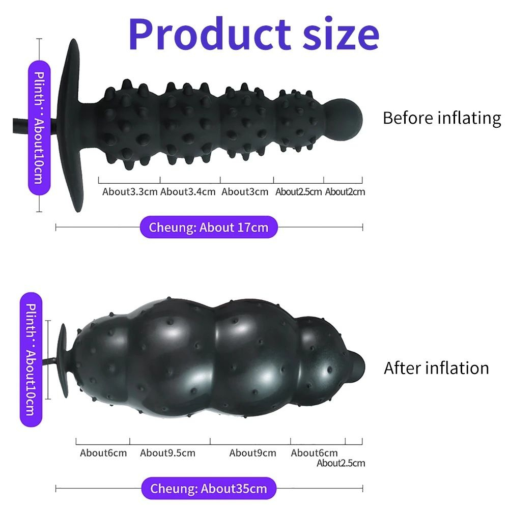 Поверхность надувной анальной пробки покрыта частицами, которые усиливают анальное трение и стимуляцию, а также усиливают сексуальное удовольствие, позволяя вам испытывать различные удовольствия и утехи в плане секса. Это один из твоих лучших друзей.