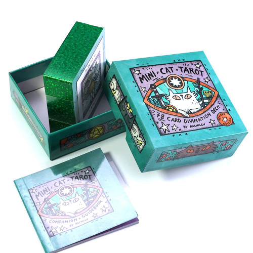карты Таро мини-кот+ инструкцией+Подарочная коробка/Mini Cat Tarot