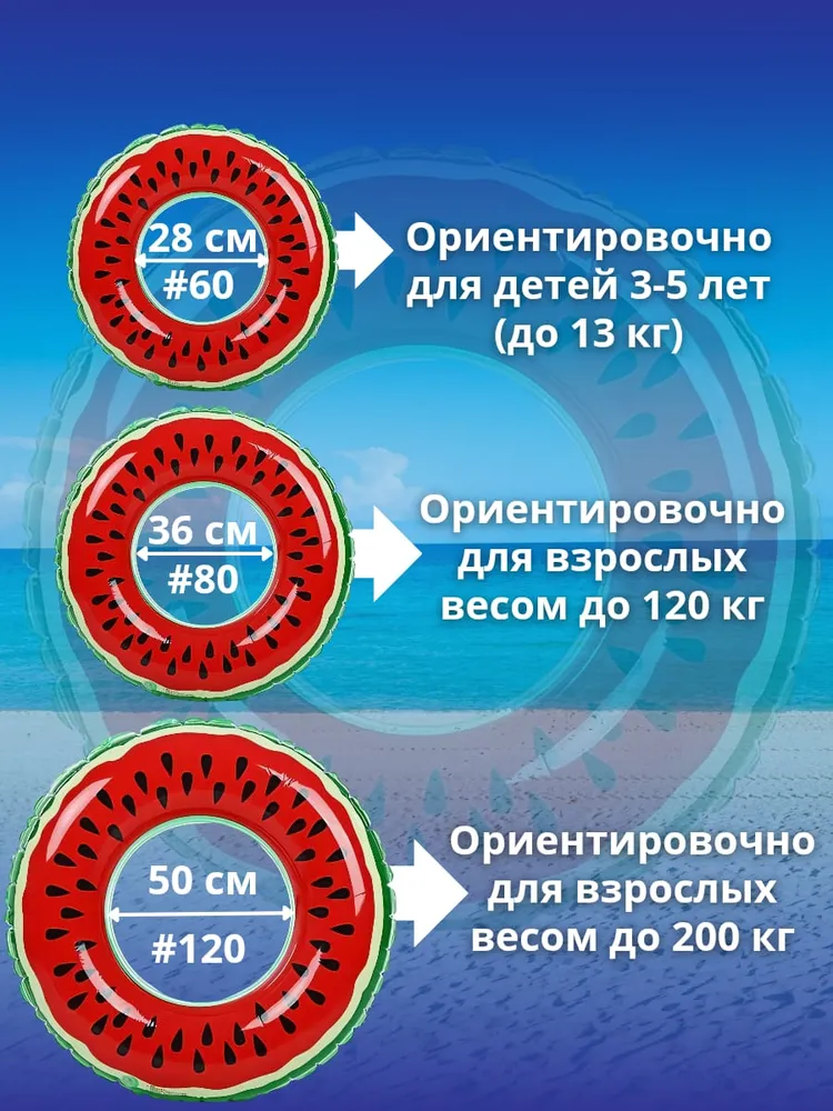 круг для плавания / круг для плавания взрослый, вариант, фото 6