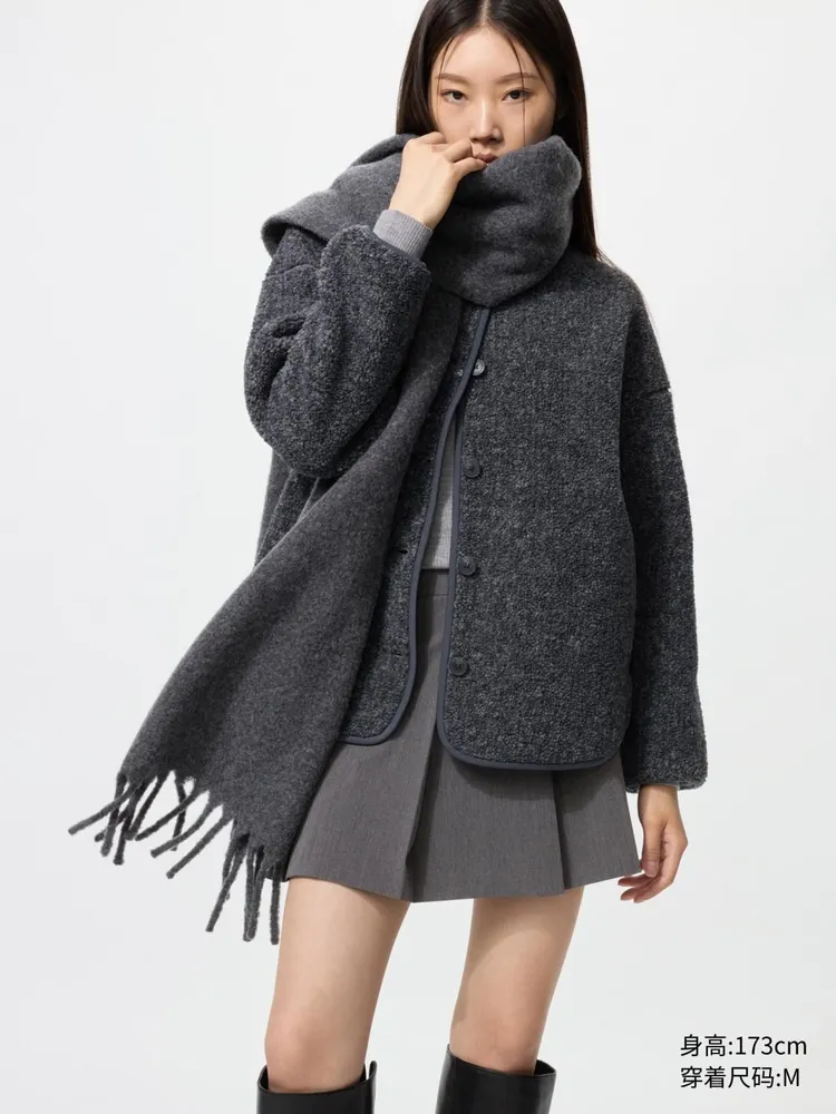 Пальто Uniqlo Женский Пальто 479616