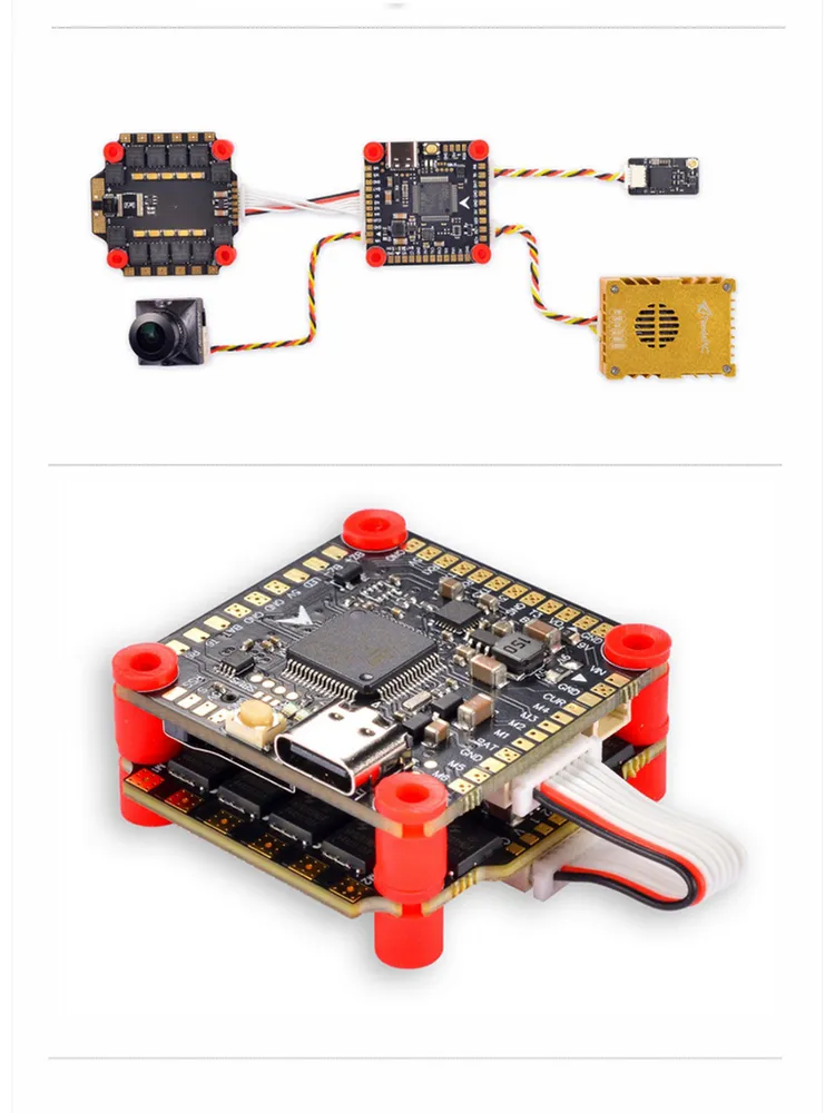 F405V3 ICM-20689 + 4in1 60A DShot600 FC&ESC Stack F405V3 ICM-20689 + 4in1 60A DShot600 FC&ESC Stack