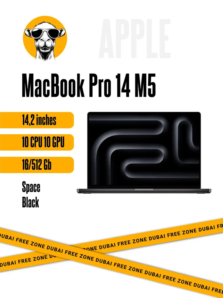 Apple Macbook Ноутбук 14.2", RAM 16 ГБ, SSD 512 ГБ, MacOS, черно-серый, Английская раскладка