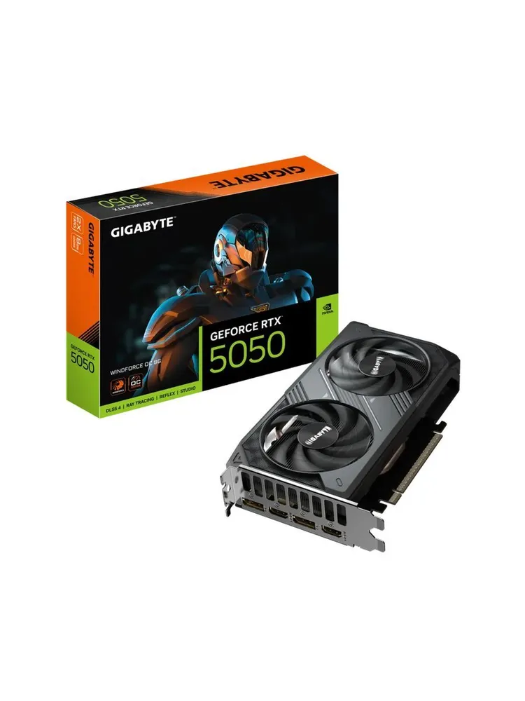 Gigabyte Видеокарта GeForce RTX 5050 8 ГБ (GV-N5050WF2OC-8GD)