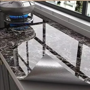 Обои на кухонном столе: стойкое к загрязнению масло, высокая температура, влагонепроницаемость - защита от плесени, 0,6 x 3 m Подобрали для вас