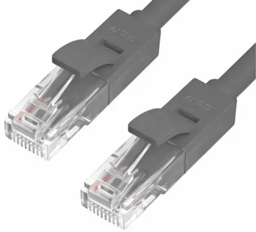 Сетевой кабель GCR LSZH UTP 24AWG cat.5e RJ45 T568B 1.8m Grey GCR-50935
